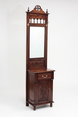 Code: HL 112-M Name: Hall Stand Size: W=41 x D=38 x H=122 cm Wood: Solid Mahogany wood.﻿